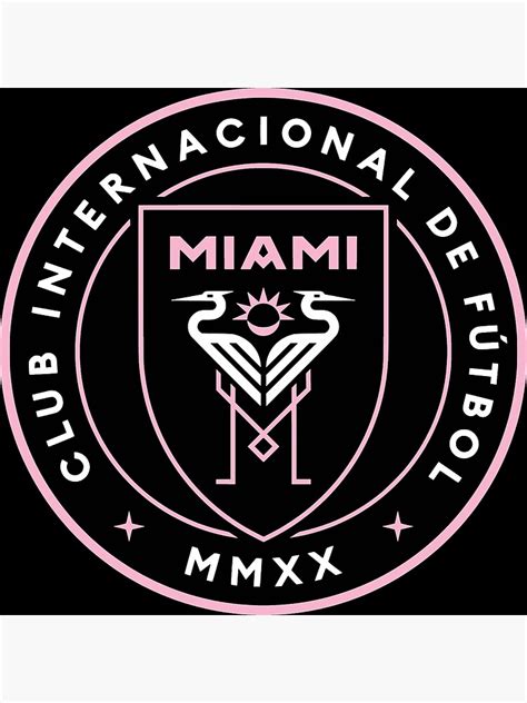 "INTER MIAMI-LOGO" Poster for Sale by RoyPow55 | Redbubble