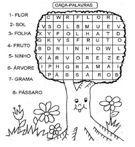 Ca A Palavras Do Meio Ambiente Para Imprimir Atividades Educa O