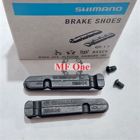 Jual Brake Shoes Shimano R55C4 Karet Rem DuraAce Ultegra 105 Original