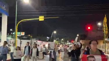 Marcha en Tuxtla Gutiérrez Chiapas por desaparición de 4 personas