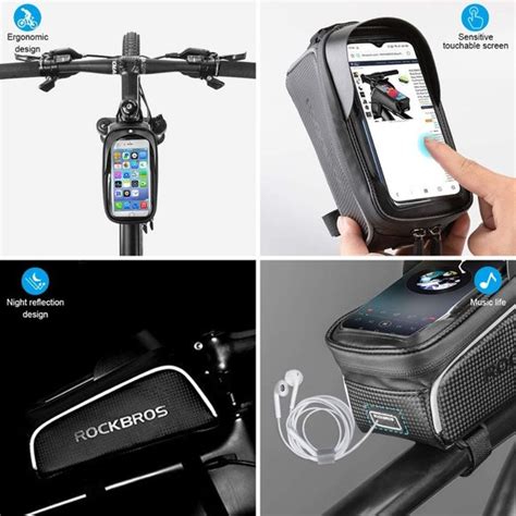 Rockbros Other Rock Bros Bike Phone Front Frame Bag Bicycle Bag