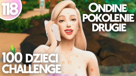 Pierwszy CHŁOPAK Ondine 100 dzieci challenge The Sims 4