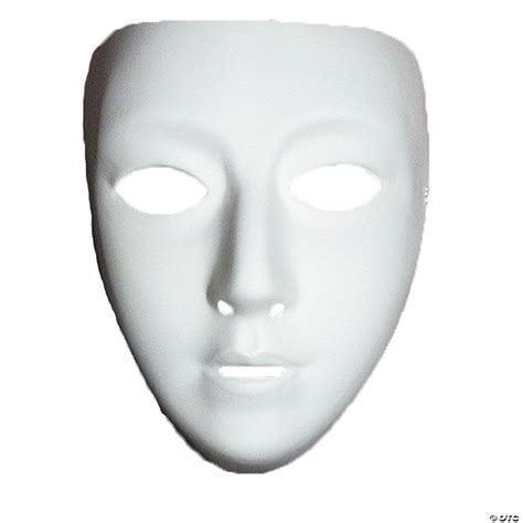 Adults Blank Female Mask