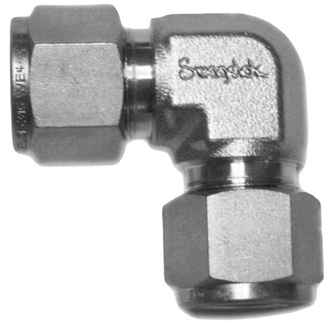 Ideal Vacuum Swagelok Tube Fitting 90 Elbow Union 1 4 In