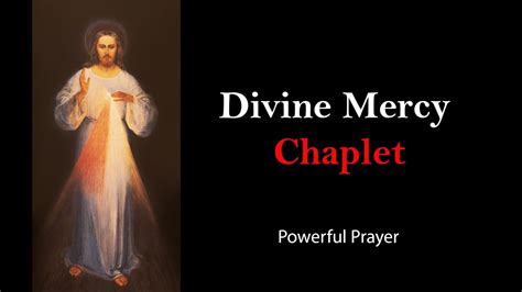 Divine Mercy Chaplet Pray Along Spoken Virtual Powerful Prayer