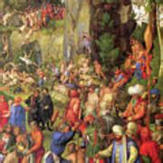 Martyrdom Of Ten Thousand Christians 1 Painting By Albrecht Durer