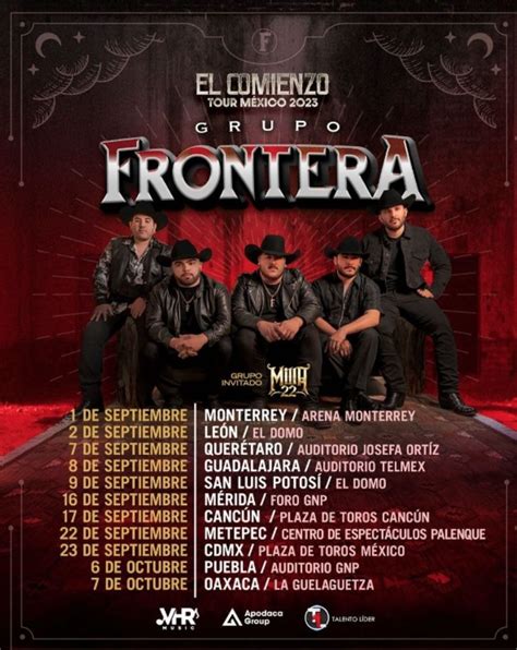 Grupo Frontera Tour M Xico Estas Son Las Fechas Y Lugares Donde