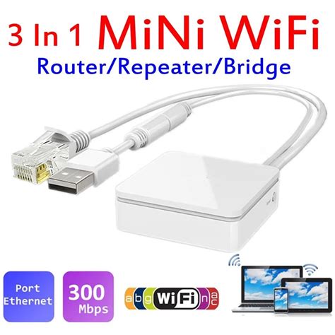 VONETS VAR11N 300 Wi Fi to Ethernet Wireless APs Bridge Dongle Router Repeater Support firewall ...