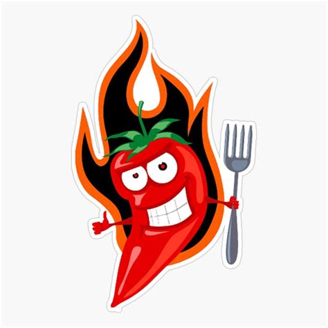 Maneki Hot Red Chili Pepper Sticker Phone Decal Water Bottle Stickers Car Decals Funny