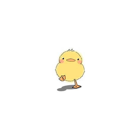 Cute Kawaii Duckling Marching Forward 