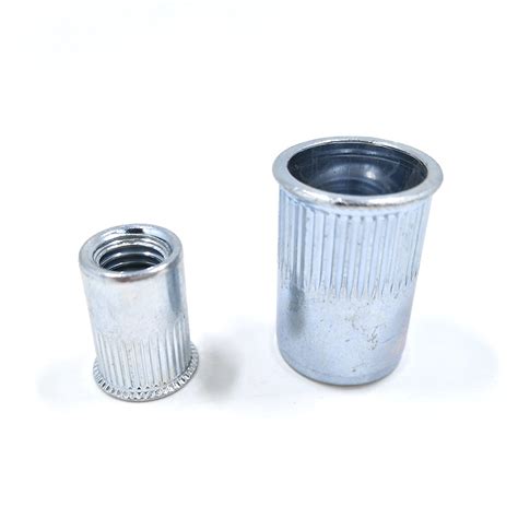 Thin Head Round Knurled Body Steel Rivet Nut China Reduce Head Rivet