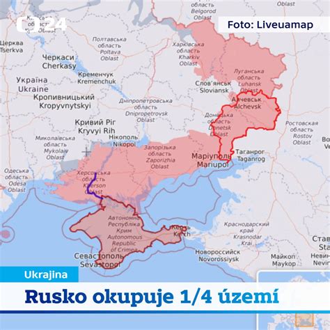 ČT24 on Twitter Rusko už má pod kontrolou téměř čtvrtinu ukrajinského