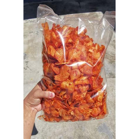 Kerepek Ubi Pedas Kering Kg Tapioca Chips Crispy Sambal Chilli Kg