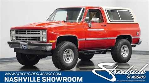 1988 Chevrolet Blazer Classic Cars For Sale Streetside Classics