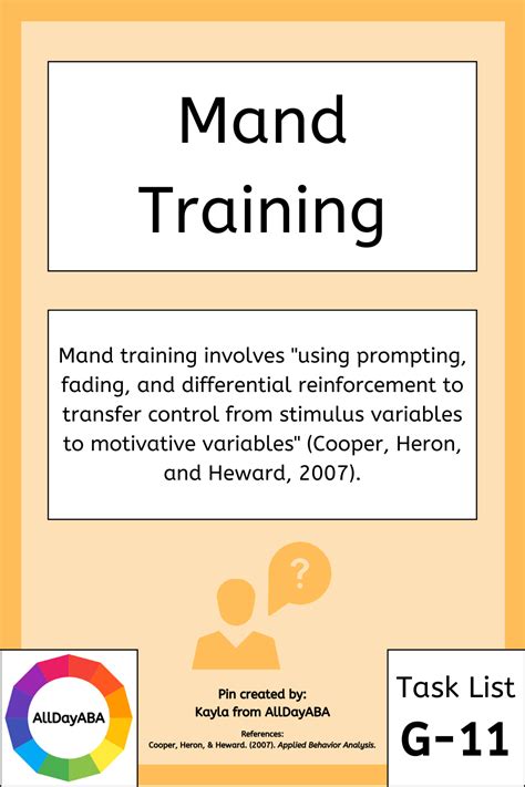 Mand Training Skinners Analysis And Teaching Verbal Behavior