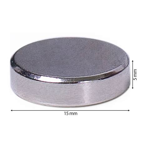 Neodym Magnete extra stark 15x5mm Güte N42 banjado