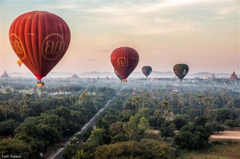 A Hot Air Balloon Ride Over Bagan Myanmar Earth Trekkers