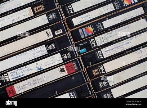 Collection De Cassettes VHS Photo Stock Alamy