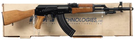 Pre Ban Poly Technologies Aks 762 Rifle With Box And Bayonet Rock Island Auction