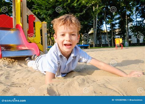 Sand Playground Child Summer Fun Kid Day Stock Photo Image Of Shovel