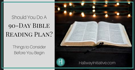 Should You Do A 90-Day Bible Reading Plan? Things to Consider Before ...