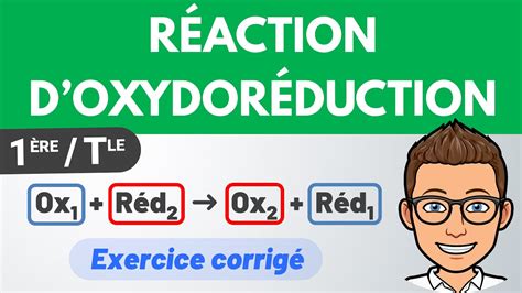 Réaction d OXYDORÉDUCTION Exercice corrigé 1ère Terminale spé