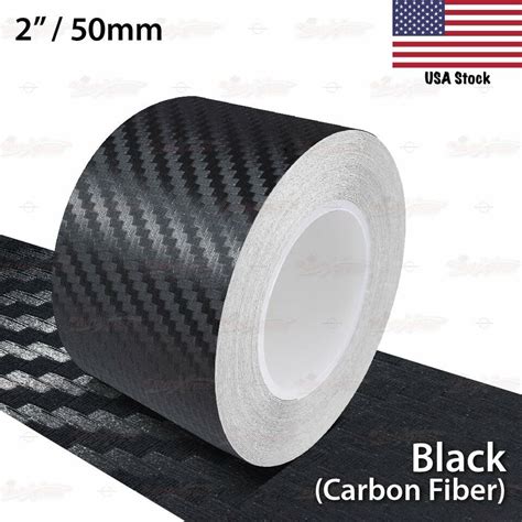 CARBON FIBER BLACK Roll Pinstriping Pin Stripe Car Motorcycle Tape