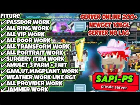 FREE TONS BGL ONLINE 100 NEW GROWTOPIA PRIVATE SERVER TERBARU GTPS