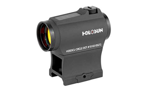 Holosun 2 Moa 20mm Solar Red Dot Sight Mrs