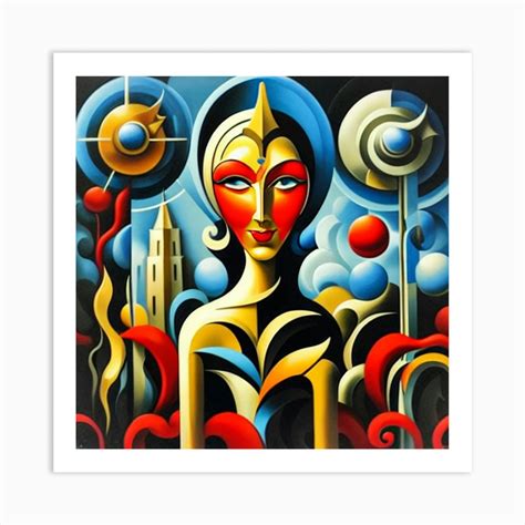 Russian Abstract Painting Art Print by ArtfulExplorer - Fy