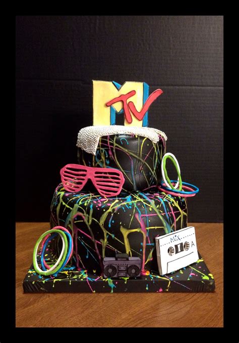 Pin by Bobbie Allen on Cakes | 80s birthday parties, 80's cake, 80s ...