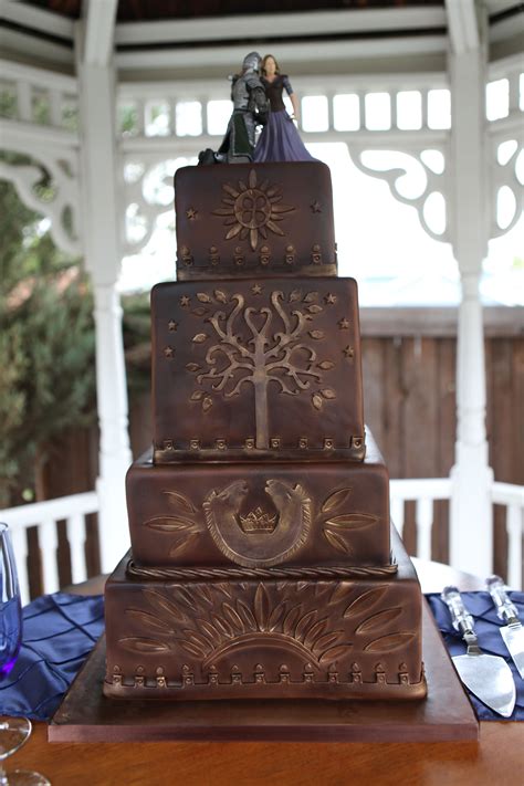 Lord Of The Rings Wedding Cakes