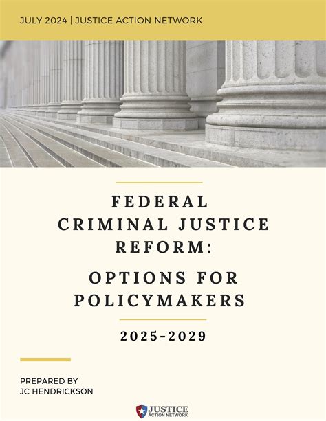 Bipartisan Criminal Justice Policies For 2025 And Beyond — Justice