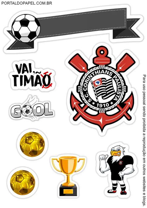 Arquivos Topo De Bolo Corinthians Para Imprimir Artesanato Total Hot