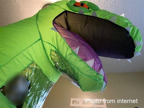 Nickelodeons Rugrats Reptar Inflatable Adult Costume For No Contact Halloween 4671811129