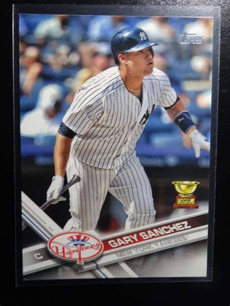 2017 Topps Series 1 7 Gary Sanchez New York Yankees Baseball Card