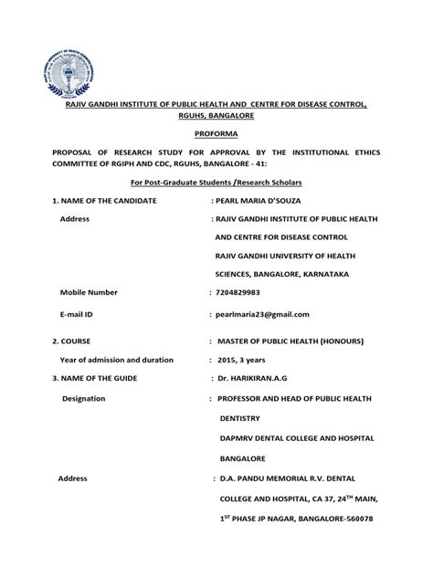 rguhs performa  health care psychology