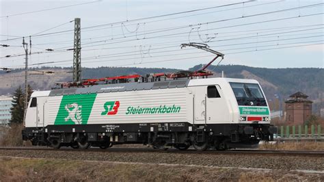 E 189 822 Eine Siemens ES64F4 Der Steiermarkbahn Bei Der Ausfahrt Aus