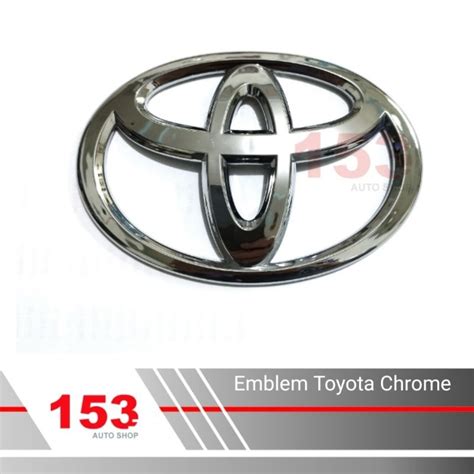 Jual Emblem Logo Toyota Chrome Shopee Indonesia