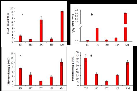 Oxidative Stress And Antioxidant Indicators A Lipid Peroxidation