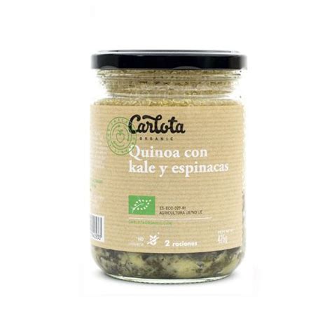 Quinoa Con Kale Y Espinacas G Carlota Organic Con Ofertas En