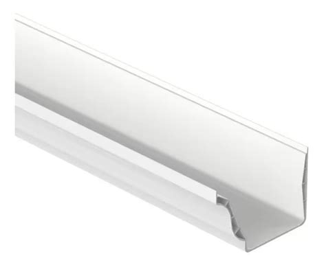 Canaleta Plastica Blanca Pvc P Techo 3mts Tigre Style