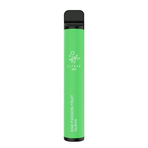 Elf Bar 600 Kiwi Passion Fruit Guava Disposable Vape Pod