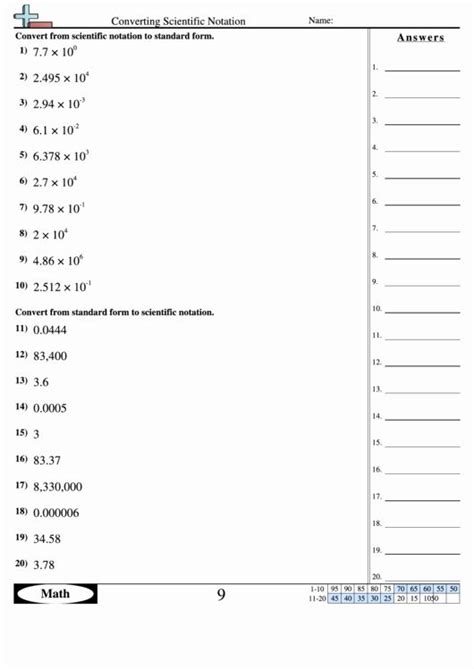 30 Chemistry Scientific Notation Worksheet Worksheets Decoomo