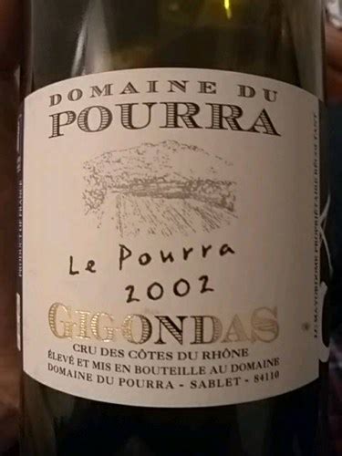 Domaine Du Pourra Le Pourra Gigondas Vivino Us