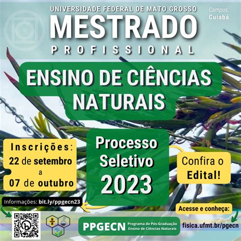 Programa de Pós Graduação em Ensino de Ciências Naturais