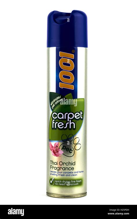 Spray Can Of 1001 Carpet Freshener Stock Photo - Alamy