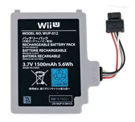 Bateria Recargable Interna Gamepad Wii U Original Nintendo Env O Gratis