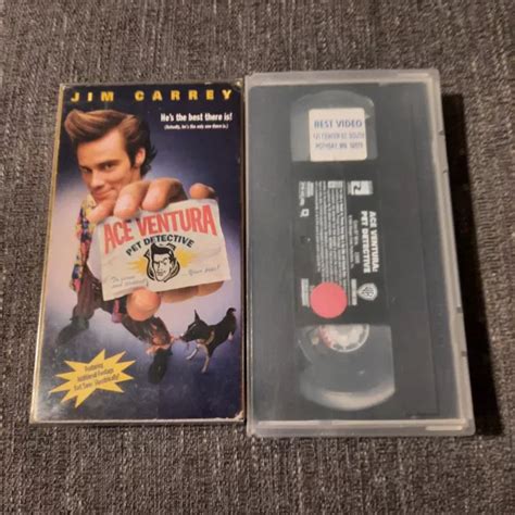 ACE VENTURA PET Detective VHS Jim Carrey Ex Rental Case Kept In