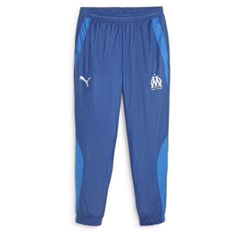 Marseille Trainingsbroek Pre Match Woven Blauw